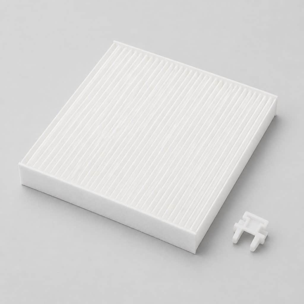 Kit filtre habitacle et clip de fixation