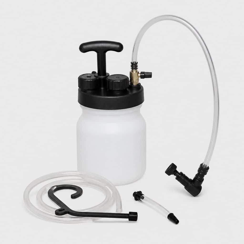 Kit de purge assistée, valve et tuyau